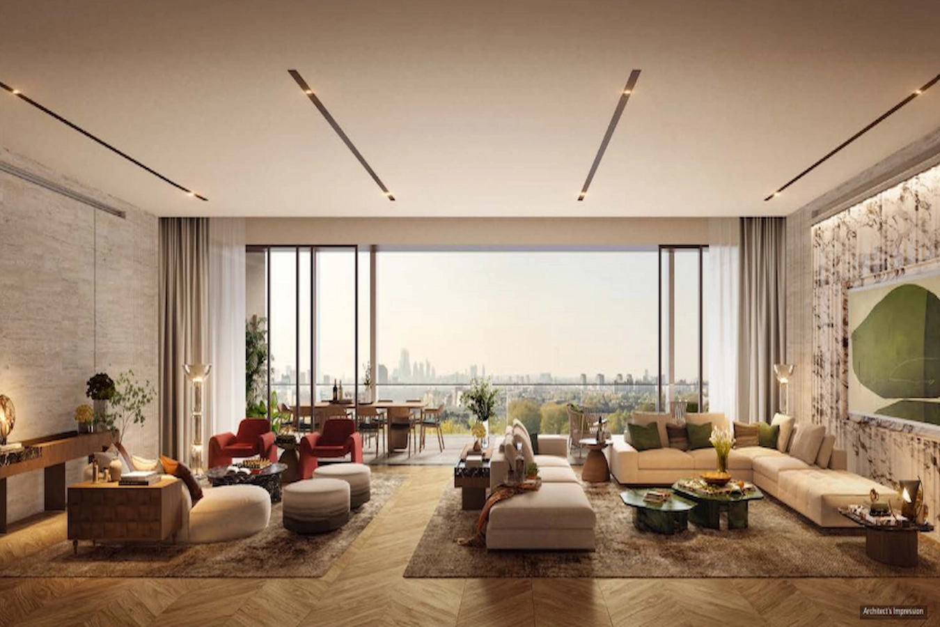 Living Room at Oberoi Three Sixty North Living Room at Oberoi Three Sixty North Gurgaon