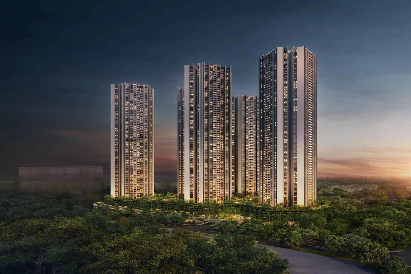 Oberoi Realty Three Sixty North Gurgaon Elevation Oberoi Realty Three Sixty North Gurgaon Elevation