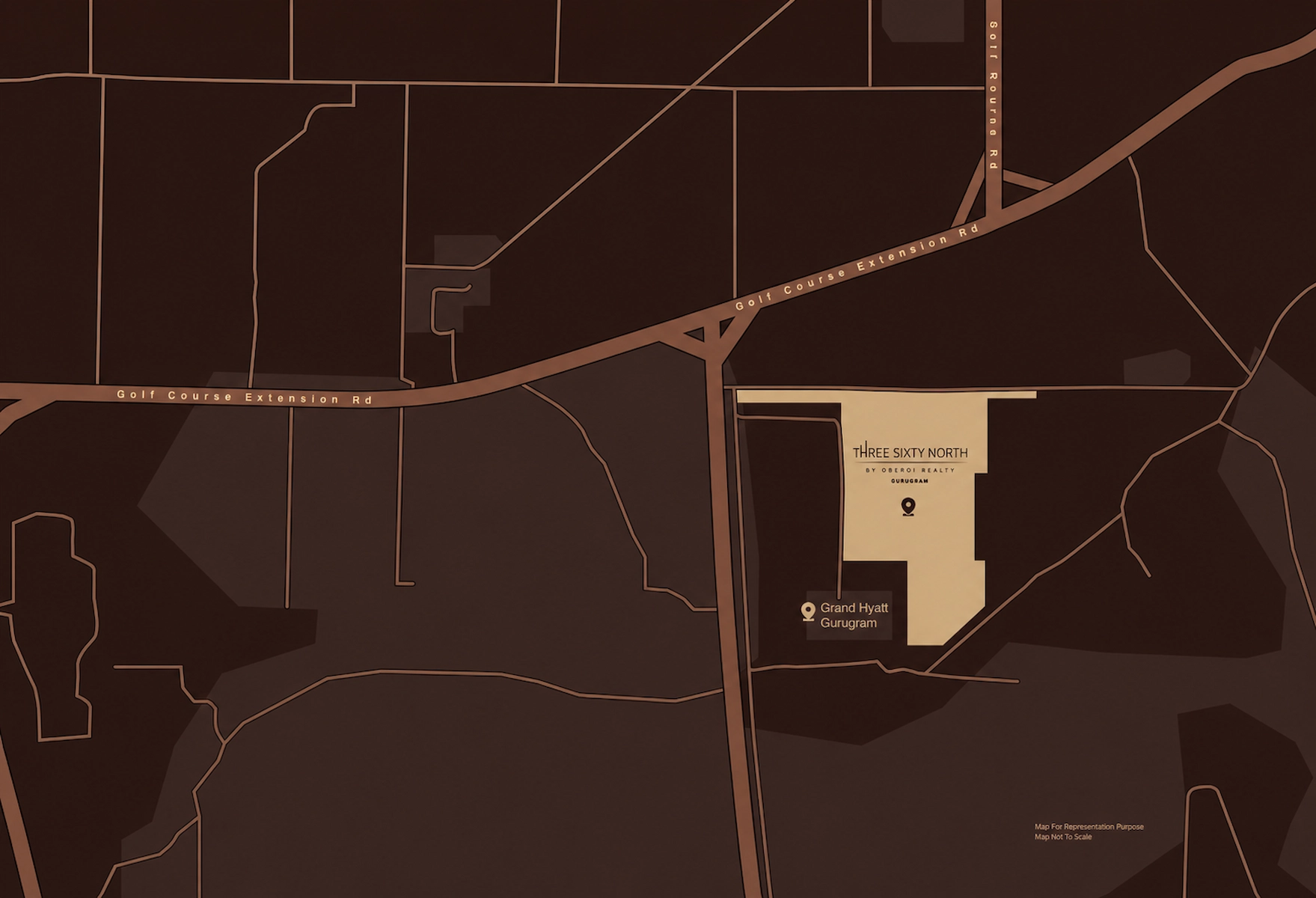 Oberoi Realty Three Sixty North Gurgaon Location Map Oberoi Realty Three Sixty North Gurgaon Location Map